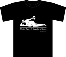 Staybearded® T-shirts “this beard needs a beer”